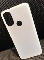 Луксозен силиконов гръб ТПУ ултра тънък МАТ за Motorola Moto E40 бял прозрачен 